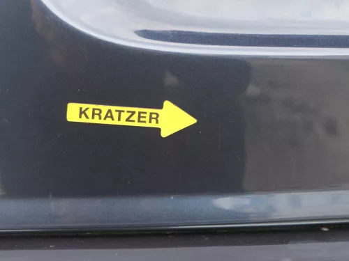 Golf 5 6 Kombi Variant AJ5 hinten Heckklappe mit Scheibe Deckel blau grau LC5F (186023)