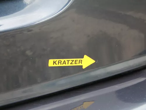 Golf 5 6 Kombi Variant AJ5 hinten Heckklappe mit Scheibe Deckel blau grau LC5F (186023)