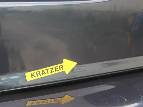 Golf 5 6 Kombi Variant AJ5 hinten Heckklappe mit Scheibe Deckel blau grau LC5F (186023)