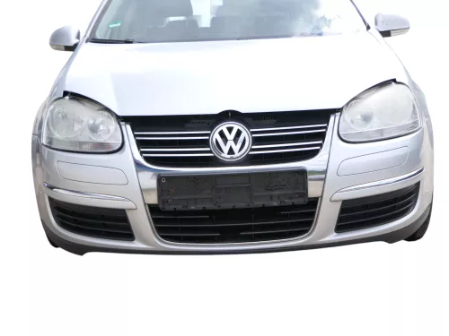 Golf 5 Variant Kombi Stoßstange vorne Frontoßstange Stoßfänger silber LA7W Grill