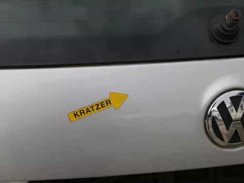 Golf 5 6 Kombi Variant AJ5 hinten Heckklappe mit Scheibe Deckel silvber LA7W (186072)