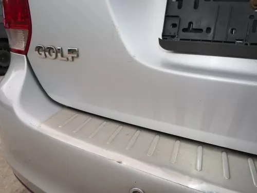 Golf 5 + 6 Kombi Avant Stoßstange hinten Heckstoßstange silber LA7W Spoiler PDC (186085)