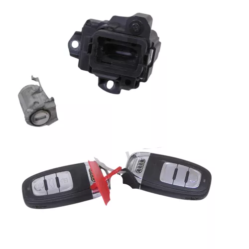 Audi A4 8K B8 Zündschloß Schloß Zündung 2 Schlüssel 8K0909131C + Türschloß links