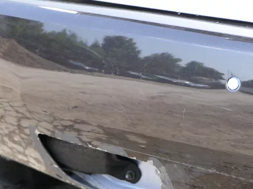 Roomster 5J Stoßstange hinten Heckstoßstange schwarz Einparkhilfe PDC (186253)