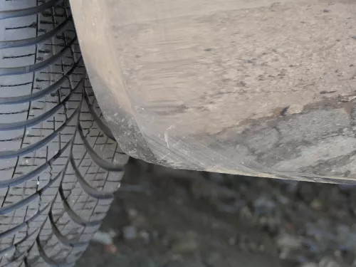 Roomster 5J Stoßstange hinten Heckstoßstange schwarz Einparkhilfe PDC (186253)