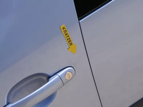 Skoda Roomster 5J Tür vorne links Fahrertür blau LF5Y (ohne Anbauteile) (186254)