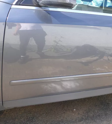 Audi A4 B6 8E nur Türblatt Tür vorne links Fahrertür grau LX7Z Kombi+Limo (177709)