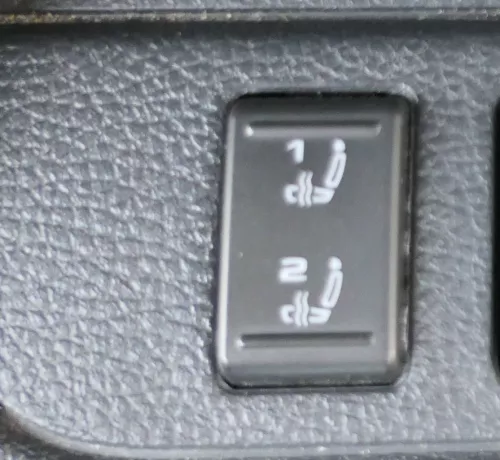 1x Skoda Fabia 5J Sitz Sitzheizung Schalter rechts /links vorne Knopf 