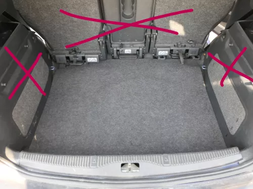 Roomster 5J Kofferraumteppich Teppich Kofferraum hinten Bodenbelag