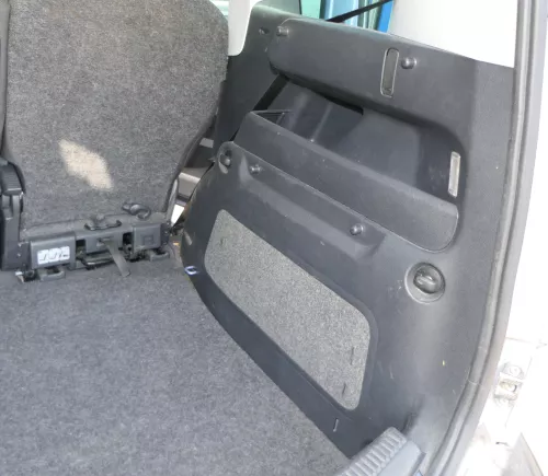 Roomster 5J Abdeckung Verkleidung Kofferraum hinten rechts