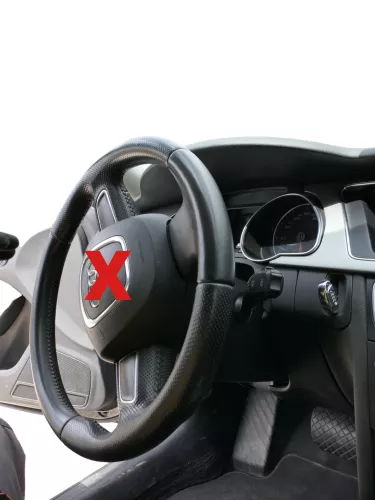 A3 8P A5 8T Lenkrad 3-Speichen 8R0419091E schwarz Lederlenkrad - Bilder (186338)