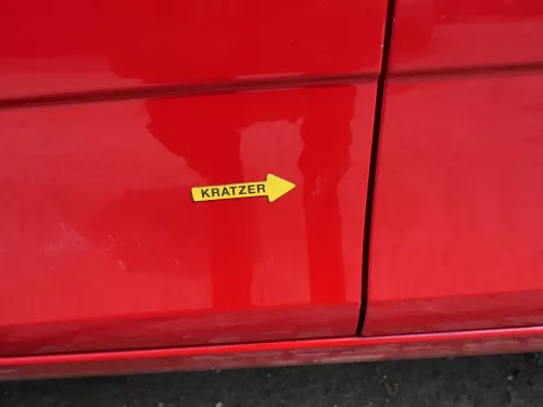 Fabia 5J Kombi + Limo Tür vorne links Fahrertür - rot LF3K -ohne Anbauteile (186437)