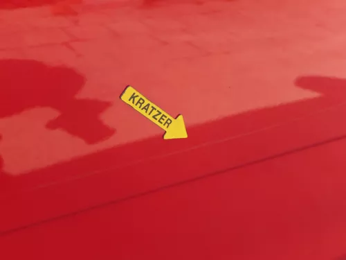 Fabia 5J Limousine Tür vorne rechts Beifahrertür rot LF3K - ohne Anbauteile (186440)