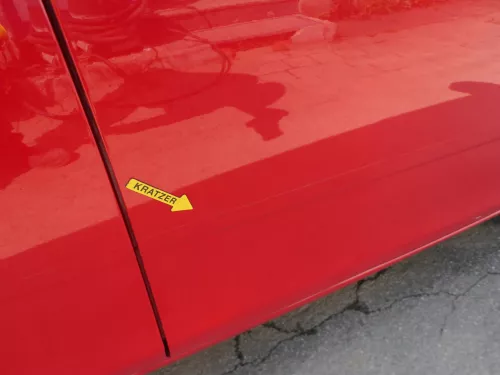 Fabia 5J Limousine Tür vorne rechts Beifahrertür rot LF3K - ohne Anbauteile (186440)