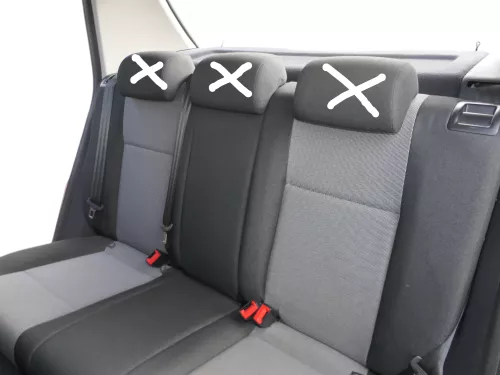 Skoda Fabia 5J 5itz Sitze hinten Rückbank Rücksitzbank 3 Punkt Gurt Isofix anthr