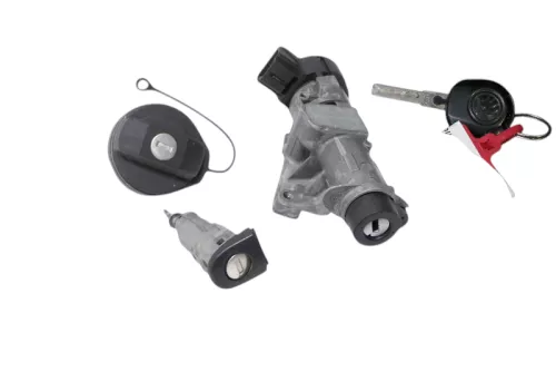 Skoda Fabia 5J Zündschloß Schloß Zündung 1x Schlüssel