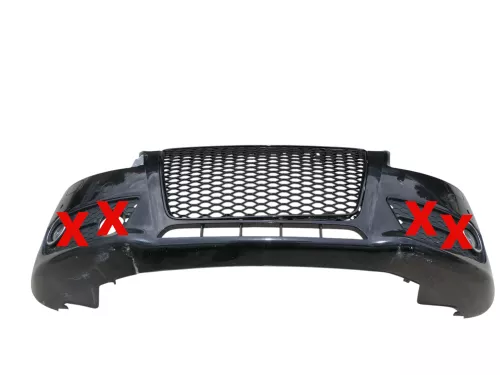 Audi A5 8T Frontstoßstange Stoßstange vorn vorne Stoßfänger schwarz LZ9Y- MÄNGEL (186467)