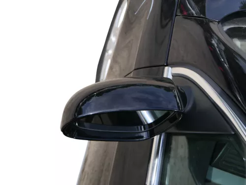 Passat 3C elektrischer Spiegel Außenspiegel links mit Glas Blinke schwarz LC9X (186470)