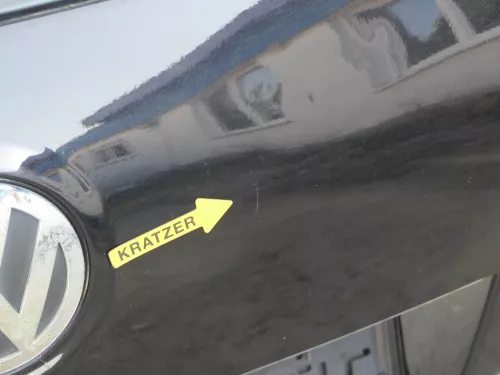 VW Passat 3C Kombi Variant Heckklappe Klappe Scheibe schwarz LC9X ohneAnbauteile (186474)