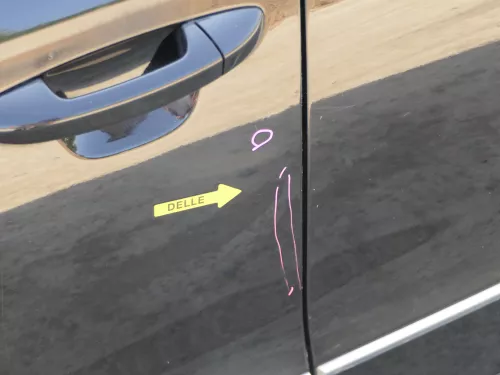 VW Passat 3C Kombi o. Limous Tür vorne links Fahrer schwarz LC9X -ohneAnbauteilr (186477)