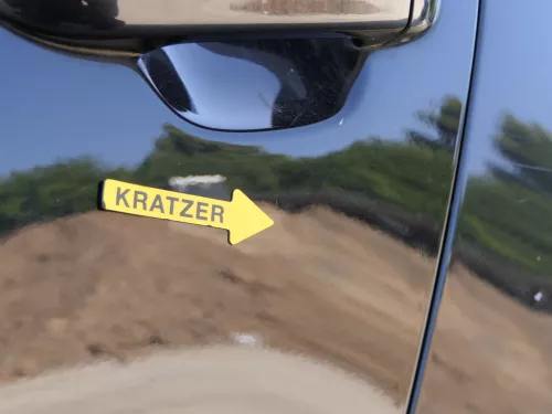 VW Passat 3C Kombi Variant Tür hinten links schwarz LC9X -OHNE Anbauteile (186478)