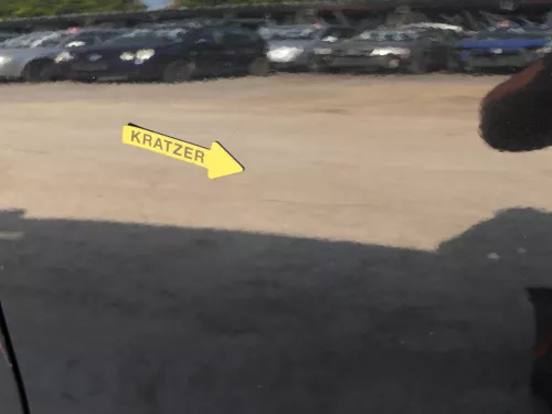 VW Passat 3C Kombi Variant Tür hinten links schwarz LC9X -OHNE Anbauteile (186478)