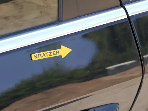 VW Passat 3C Kombi Variant Tür hinten links schwarz LC9X -OHNE Anbauteile (186478)