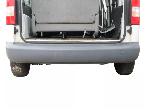 VW Caddy 2K Stoßstange hinten Heckstoßstange Stoßfänger grau graphit nicht lack (186497)