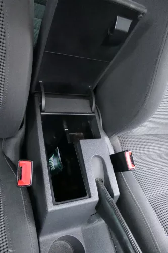 VW Touran 1T Mittelarmlehne Armlehne Fach original komplett anthrazit ab Bj.2007 (109516)