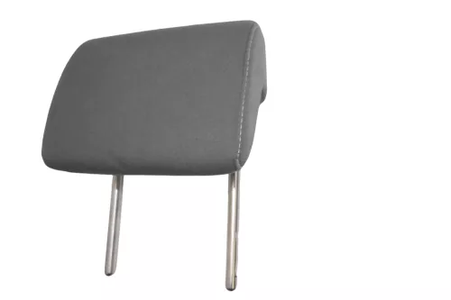 VW Touran 1T Kopfstütze hinten mitte dunkel anthrazit off-black weiße Nähte (111194)