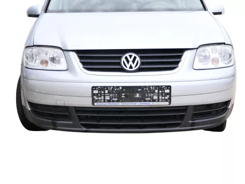 VW Touran 1T Stoßstange vorne Frontstoßstange Stoßfänger silber LA7W