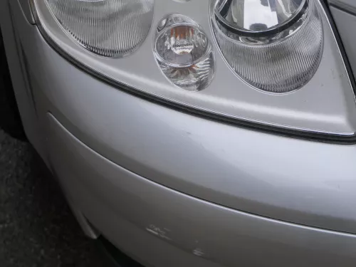 VW Touran 1T Stoßstange vorne Frontstoßstange Stoßfänger silber LA7W (186545)