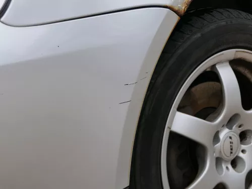 VW Touran 1T Stoßstange vorne Frontstoßstange Stoßfänger silber LA7W (186545)