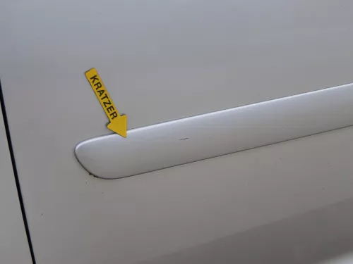 VW Touran 1T 1T3 Tür vorne links Fahrertür silber LA7W -OHNE Anbauteile - ROST (186546)