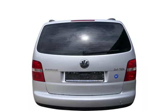 VW Touran 1T Heckklappe Kofferraumklappe hinten silber LA7W mit Scheibe