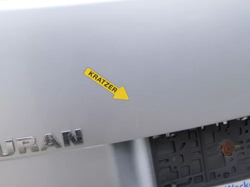 VW Touran 1T Heckklappe Kofferraumklappe hinten silber LA7W mit Scheibe (186550)