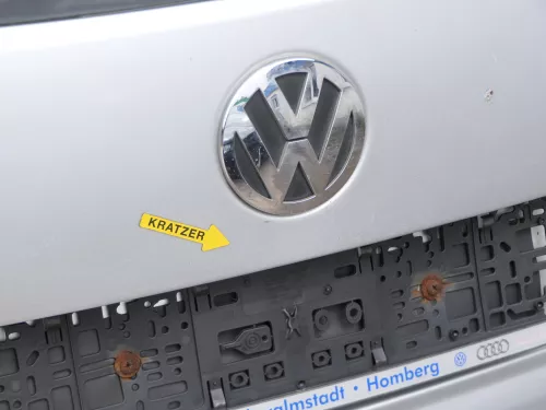 VW Touran 1T Heckklappe Kofferraumklappe hinten silber LA7W mit Scheibe (186550)