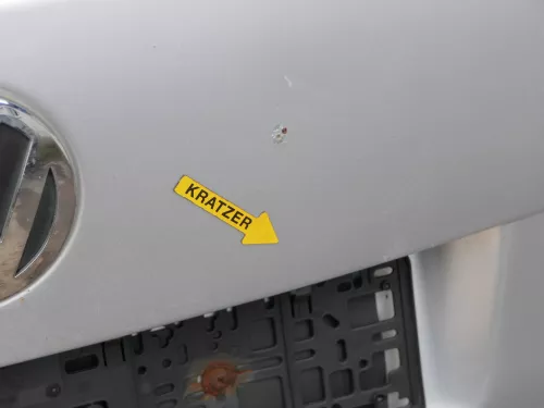 VW Touran 1T Heckklappe Kofferraumklappe hinten silber LA7W mit Scheibe (186550)