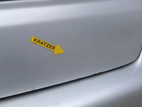 VW Touran 1T Heckklappe Kofferraumklappe hinten silber LA7W mit Scheibe (186550)