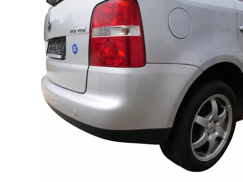 VW Touran 1T Stoßstange hinten Heckstoßstange Stoßfänger silber LA7W (186551)