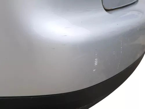 VW Touran 1T Stoßstange hinten Heckstoßstange Stoßfänger silber LA7W (186551)