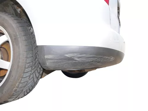 VW Touran 1T Stoßstange hinten Heckstoßstange Stoßfänger silber LA7W (186551)