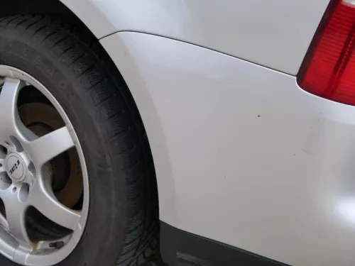 VW Touran 1T Stoßstange hinten Heckstoßstange Stoßfänger silber LA7W (186551)