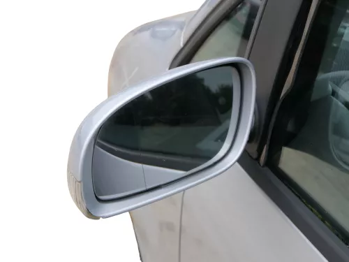 VW Touran 1T elektrischer Spiegel Außenspiegel beheizt links silber LA7W (186552)