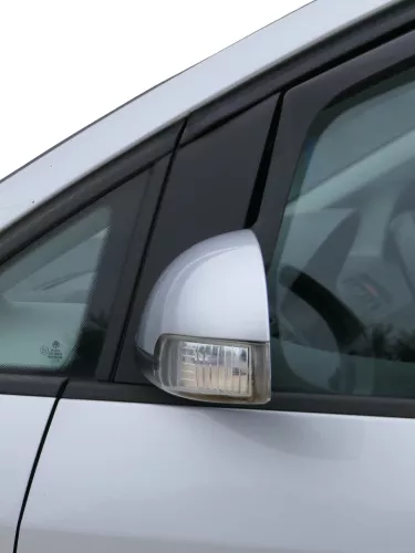 VW Touran 1T elektrischer Spiegel Außenspiegel beheizt links silber LA7W (186552)