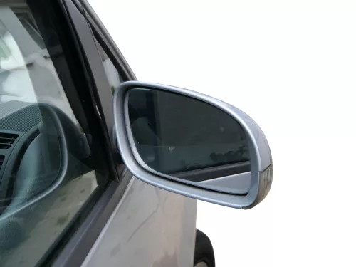 VW Touran 1T elektrischer Spiegel Außenspiegel beheizt rechts silber LA7W + Glas