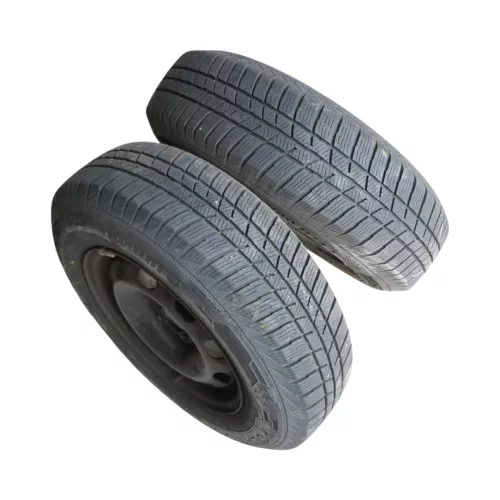 2x VW Golf 4 Bora 175/80 R14 88T M+S Winterreifen Reifen 6jx14H2 ET38 5mm (149621)