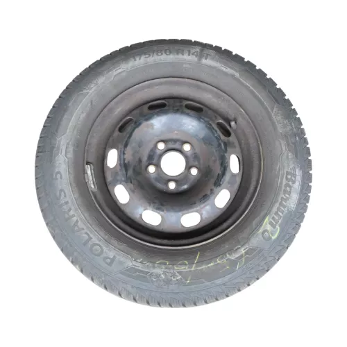 2x VW Golf 4 Bora 175/80 R14 88T M+S Winterreifen Reifen 6jx14H2 ET38 5mm (149621)