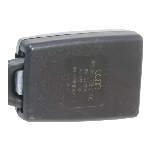 Audi A3 8P Gurtschloß Schloß Gurt hinten Mitte Sitz Doppelgurtschloß links (149927)