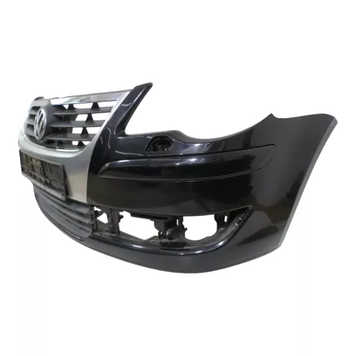 Touran 1T Stoßstange vorne Frontstoßstange Stoßfänger schwarz LC9X Facelift-Bild (185849)